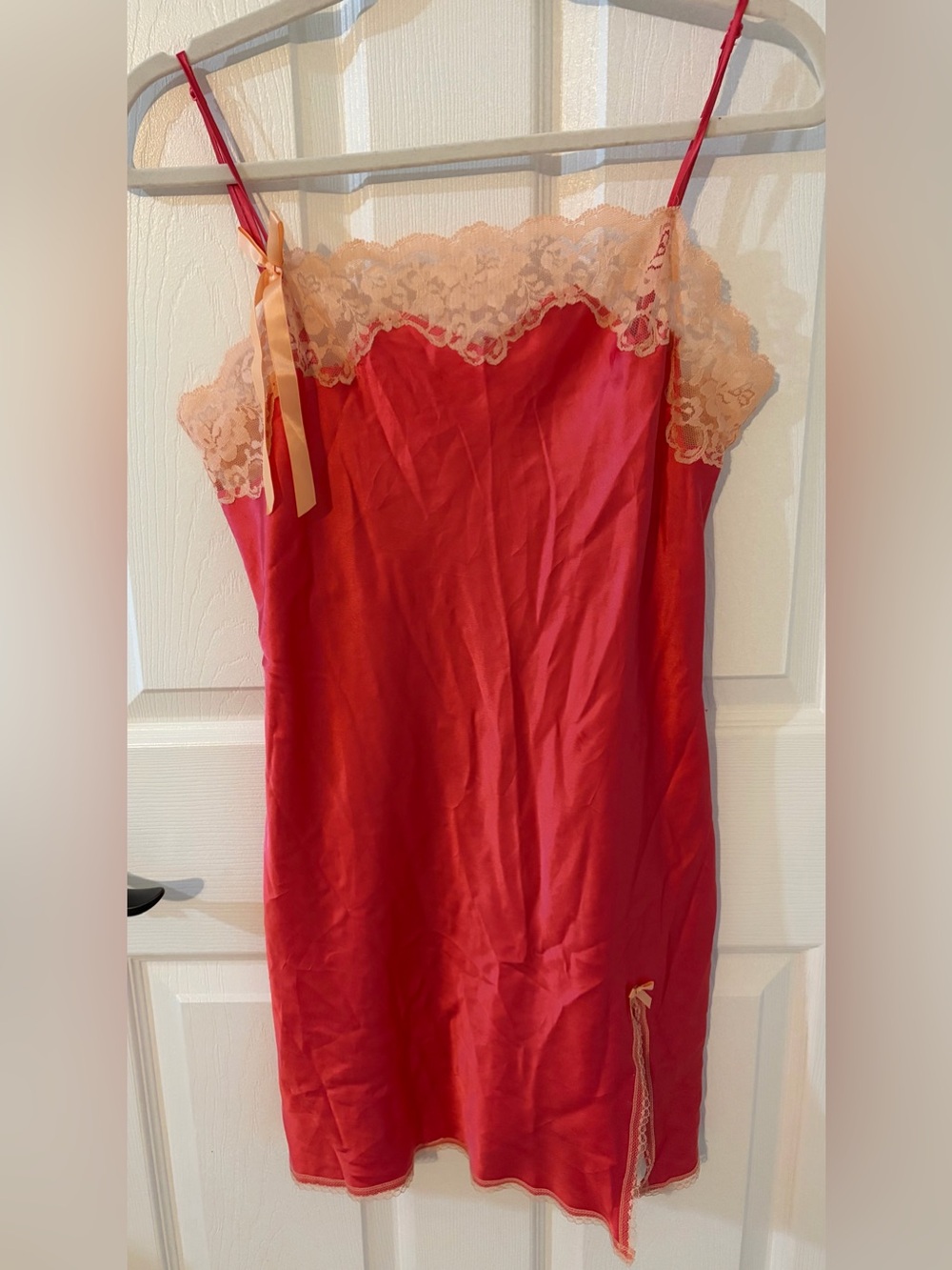 Vintage Victoria’s Secret Lace-Trim Slip Dress